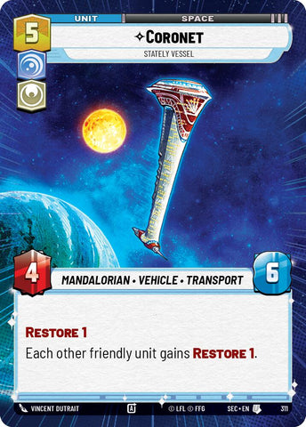 Coronet - Stately Vessel (Hyperspace) (311) (311) [Secrets of Power] - The Mythic Store | 24h Order Processing