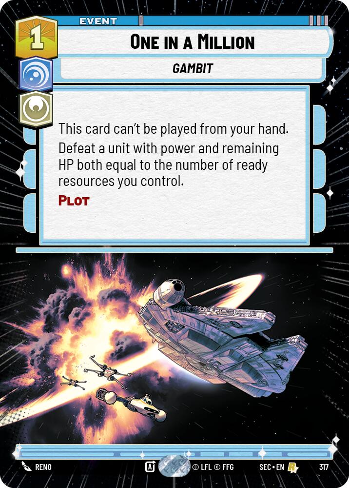 One in a Million (317) (Hyperspace) (317) [Secrets of Power] - The Mythic Store | 24h Order Processing