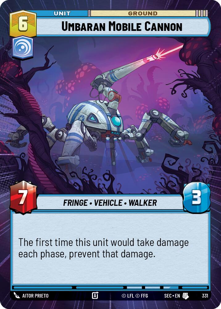 Umbaran Mobile Cannon (331) (Hyperspace) (331) [Secrets of Power] - The Mythic Store | 24h Order Processing