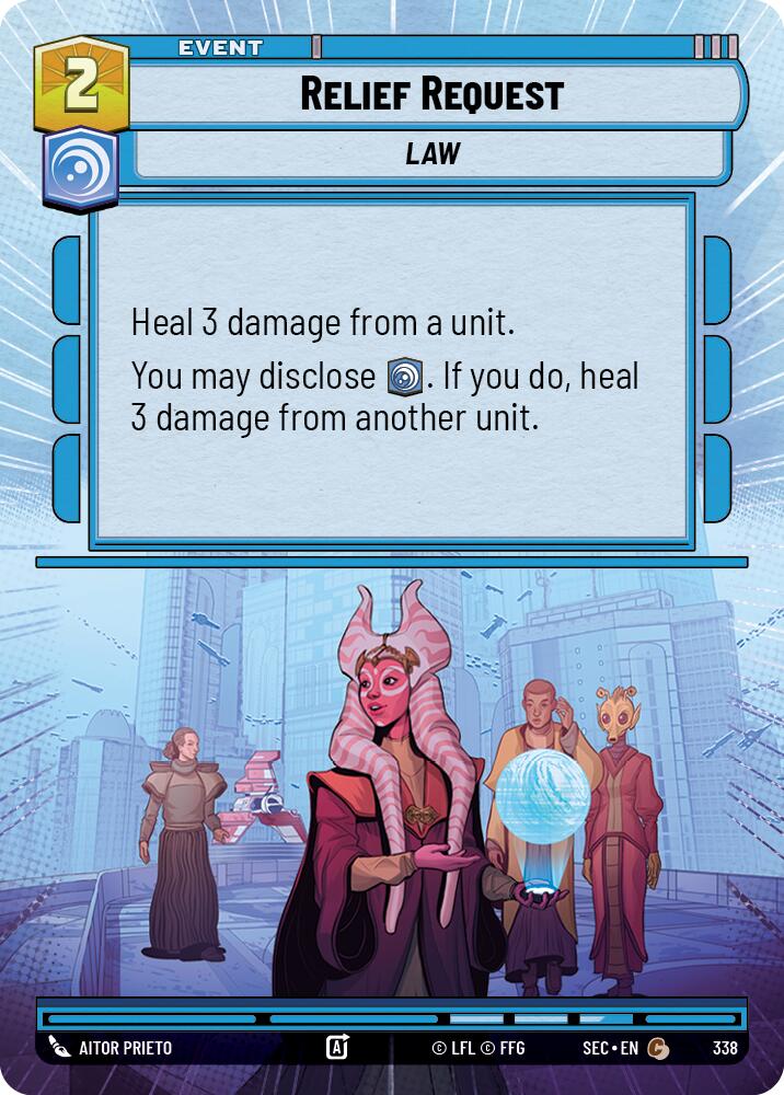 Relief Request (338) (Hyperspace) (338) [Secrets of Power] - The Mythic Store | 24h Order Processing