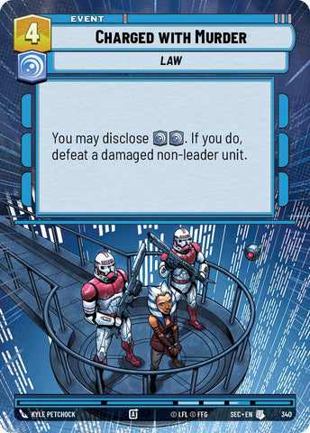 Charged with Murder (340) (Hyperspace) (340) [Secrets of Power] - The Mythic Store | 24h Order Processing