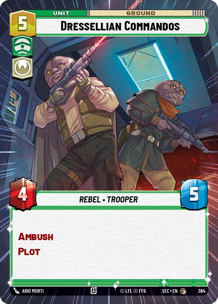 Dressellian Commandos (364) (Hyperspace) (364) [Secrets of Power] - The Mythic Store | 24h Order Processing