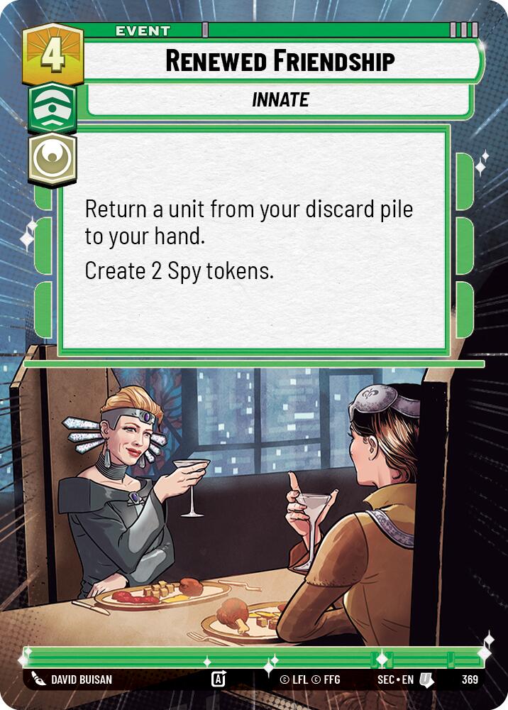 Renewed Friendship (369) (Hyperspace) (369) [Secrets of Power] - The Mythic Store | 24h Order Processing