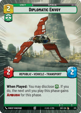 Diplomatic Envoy (373) (Hyperspace) (373) [Secrets of Power] - The Mythic Store | 24h Order Processing