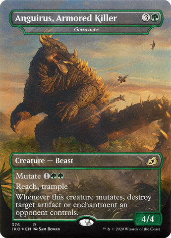 Gemrazer - Anguirus, Armored Killer (Extended Art) [Ikoria: Lair of Behemoths] - The Mythic Store | 24h Order Processing
