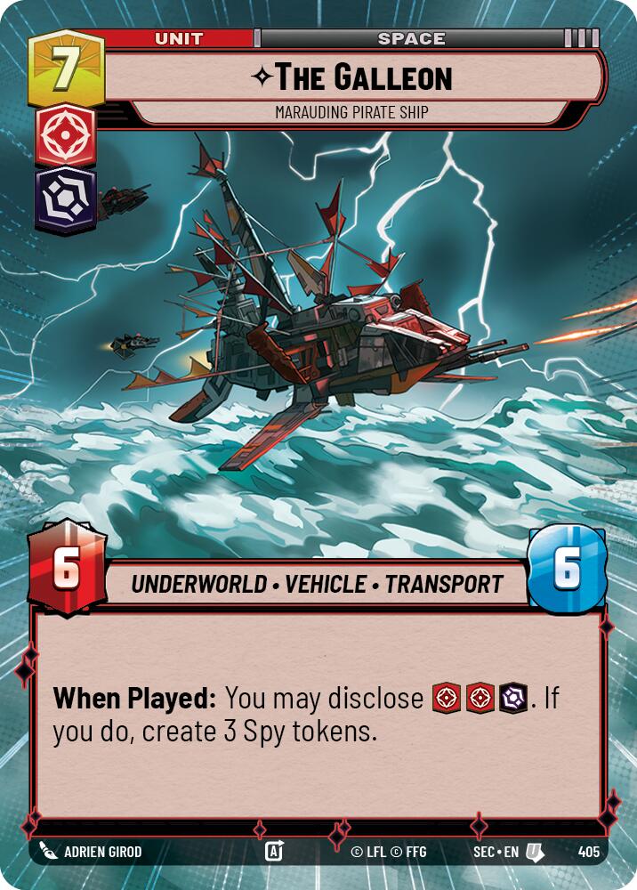 The Galleon - Marauding Pirate Ship (Hyperspace) (405) (405) [Secrets of Power] - The Mythic Store | 24h Order Processing