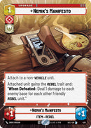 Nemik's Manifesto (420) (Hyperspace) (420) [Secrets of Power] - The Mythic Store | 24h Order Processing