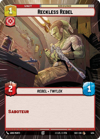 Reckless Rebel (424) (Hyperspace) (424) [Secrets of Power] - The Mythic Store | 24h Order Processing