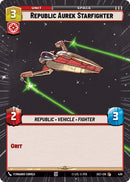 Republic Aurek Starfighter (430) (Hyperspace) (430) [Secrets of Power] - The Mythic Store | 24h Order Processing