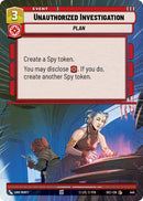 Unauthorized Investigation (445) (Hyperspace) (445) [Secrets of Power] - The Mythic Store | 24h Order Processing