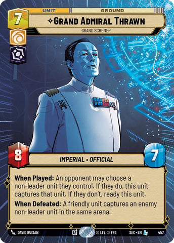 Grand Admiral Thrawn - Grand Schemer (Hyperspace) (457) (457) [Secrets of Power] - The Mythic Store | 24h Order Processing