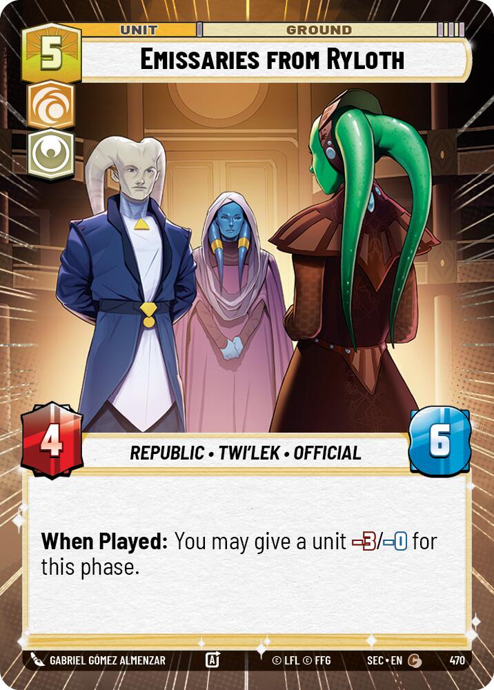Emissaries from Ryloth (470) (Hyperspace) (470) [Secrets of Power] - The Mythic Store | 24h Order Processing