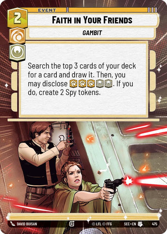 Faith in Your Friends (475) (Hyperspace) (475) [Secrets of Power] - The Mythic Store | 24h Order Processing