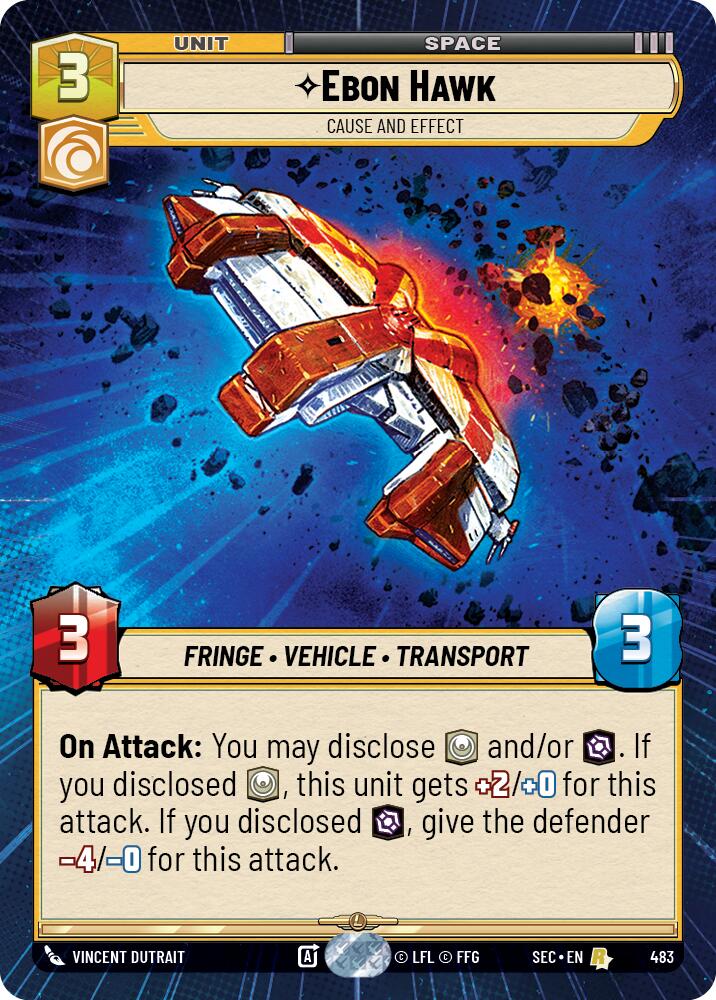 Ebon Hawk - Cause and Effect (Hyperspace) (483) (483) [Secrets of Power] - The Mythic Store | 24h Order Processing