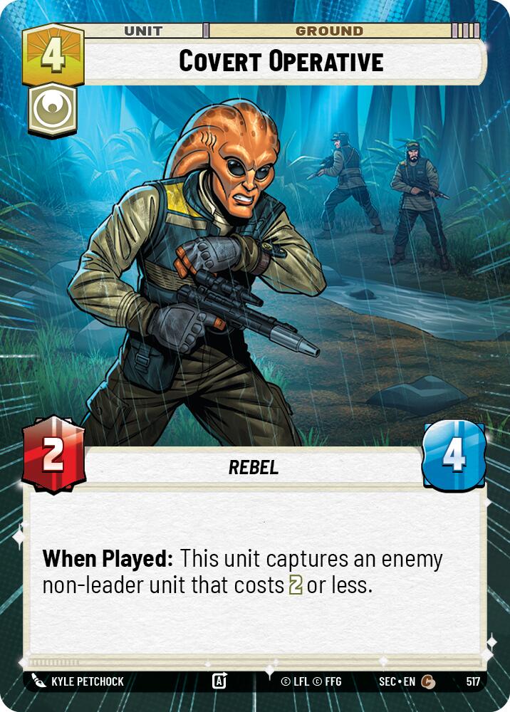 Covert Operative (517) (Hyperspace) (517) [Secrets of Power] - The Mythic Store | 24h Order Processing