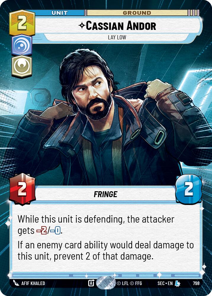 Cassian Andor - Lay Low (Hyperspace Foil) (798) (798) [Secrets of Power] - The Mythic Store | 24h Order Processing