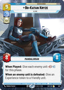 Bo-Katan Kryze - Katan Kryze (807) - Alone (Hyperspace Foil) (807) (807) [Secrets of Power] - The Mythic Store | 24h Order Processing