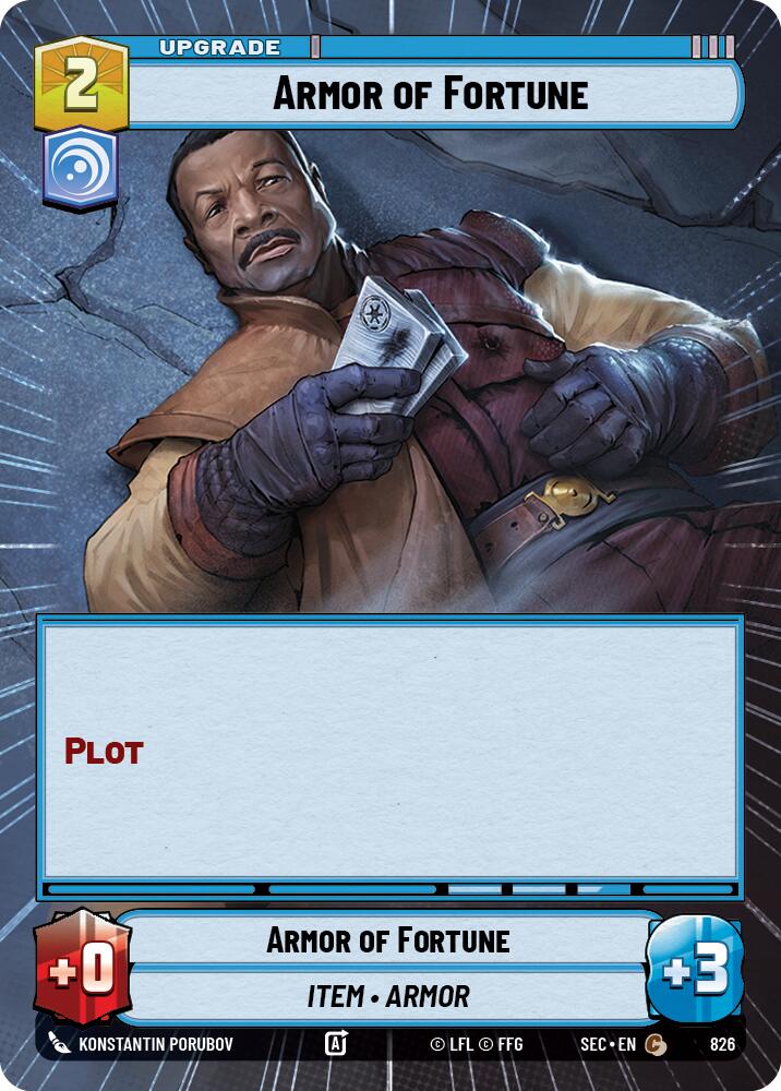 Armor of Fortune (826) (Hyperspace Foil) (826) [Secrets of Power] - The Mythic Store | 24h Order Processing