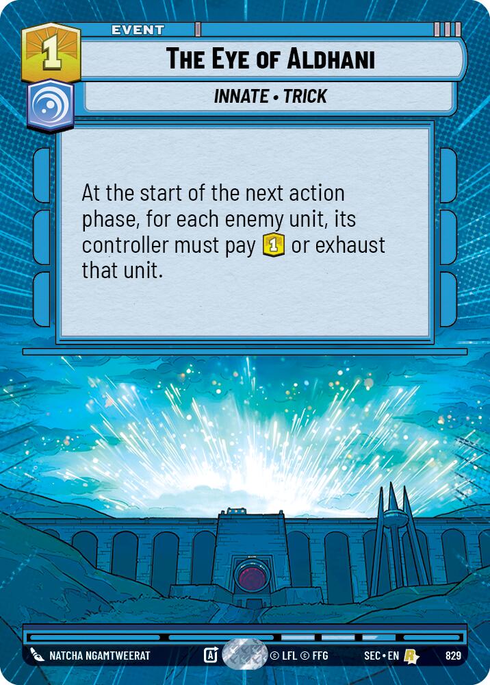 The Eye of Aldhani (829) (Hyperspace Foil) (829) [Secrets of Power] - The Mythic Store | 24h Order Processing