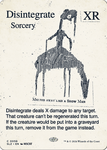 Disintegrate (0056) [Secret Lair x MSCHF: The Zeta Set] - The Mythic Store | 24h Order Processing