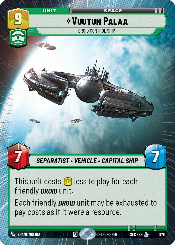 Vuutun Palaa - Droid Control Ship (Hyperspace Foil) (878) (878) [Secrets of Power] - The Mythic Store | 24h Order Processing