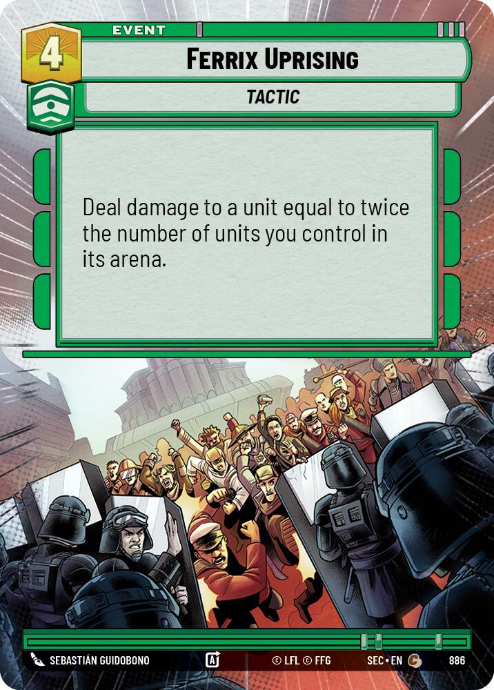 Ferrix Uprising (886) (Hyperspace Foil) (886) [Secrets of Power] - The Mythic Store | 24h Order Processing