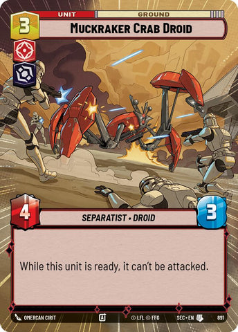 Muckraker Crab Droid (891) (Hyperspace Foil) (891) [Secrets of Power] - The Mythic Store | 24h Order Processing