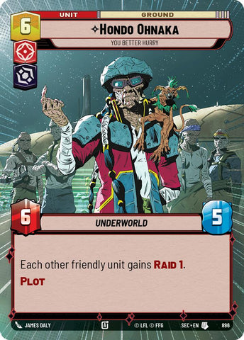 Hondo Ohnaka - You Better Hurry (Hyperspace Foil) (896) (896) [Secrets of Power] - The Mythic Store | 24h Order Processing