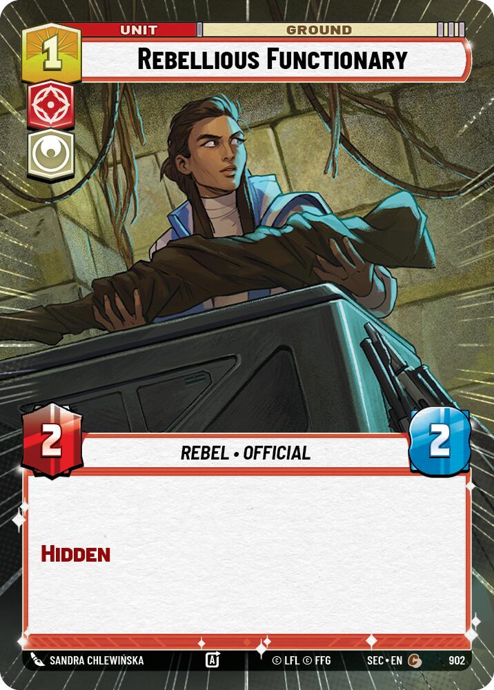 Rebellious Functionary (902) (Hyperspace Foil) (902) [Secrets of Power] - The Mythic Store | 24h Order Processing
