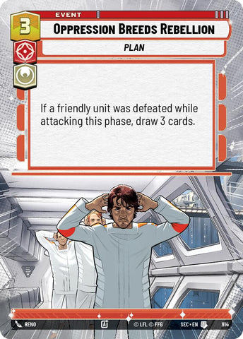 Oppression Breeds Rebellion (914) (Hyperspace Foil) (914) [Secrets of Power] - The Mythic Store | 24h Order Processing