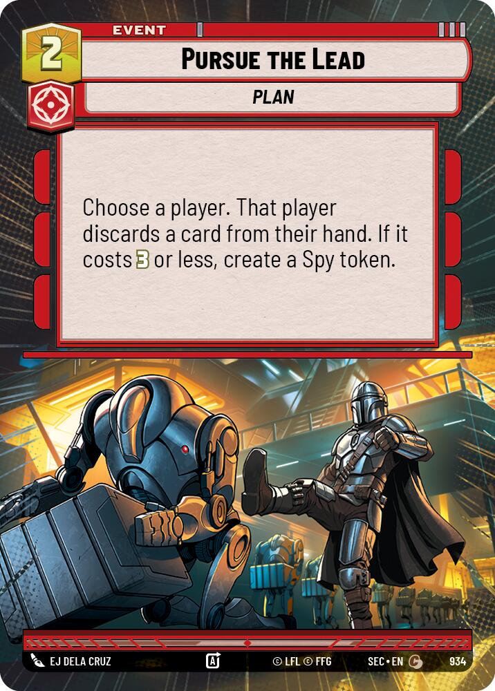 Pursue the Lead (934) (Hyperspace Foil) (934) [Secrets of Power] - The Mythic Store | 24h Order Processing