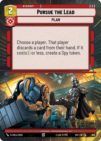 Pursue the Lead (934) (Hyperspace Foil) (934) [Secrets of Power] - The Mythic Store | 24h Order Processing