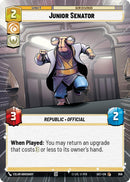 Junior Senator (956) (Hyperspace Foil) (956) [Secrets of Power] - The Mythic Store | 24h Order Processing