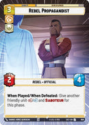 Rebel Propagandist (958) (Hyperspace Foil) (958) [Secrets of Power] - The Mythic Store | 24h Order Processing