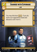 Charged with Espionage (986) (Hyperspace Foil) (986) [Secrets of Power] - The Mythic Store | 24h Order Processing