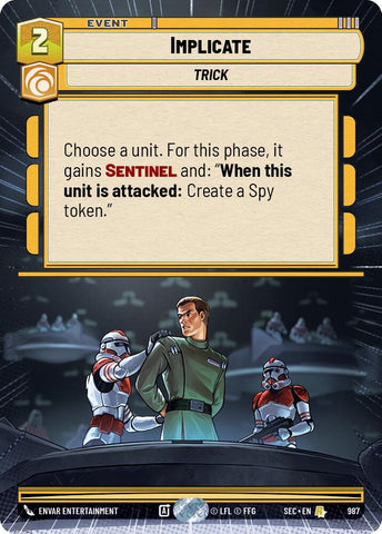 Implicate (987) (Hyperspace Foil) (987) [Secrets of Power] - The Mythic Store | 24h Order Processing