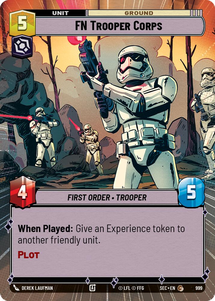 FN Trooper Corps (999) (Hyperspace Foil) (999) [Secrets of Power] - The Mythic Store | 24h Order Processing