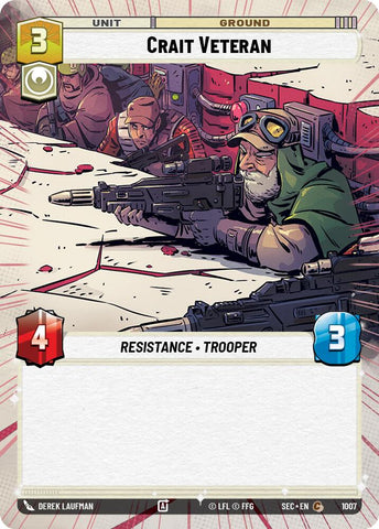 Crait Veteran (1007) (Hyperspace Foil) (1007) [Secrets of Power] - The Mythic Store | 24h Order Processing