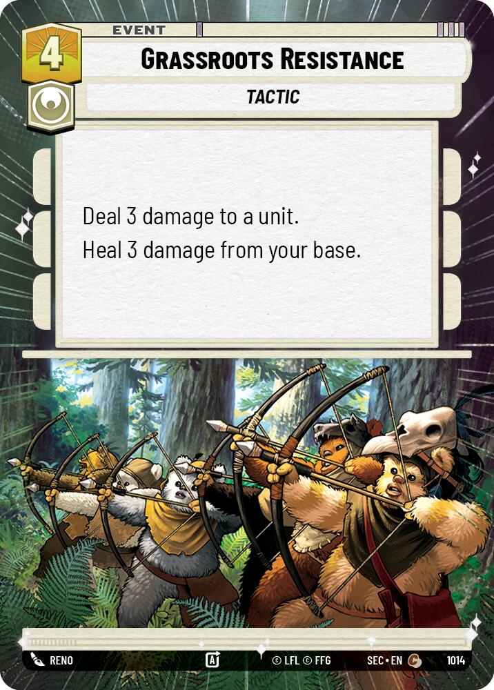 Grassroots Resistance (1014) (Hyperspace Foil) (1014) [Secrets of Power] - The Mythic Store | 24h Order Processing