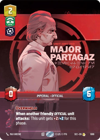 Major Partagaz - Healthcare Provider (Prestige Foil) (1089) (1089) [Secrets of Power] - The Mythic Store | 24h Order Processing