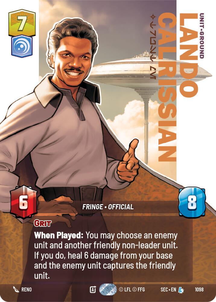 Lando Calrissian - Trust Me (Prestige Foil) (1098) (1098) [Secrets of Power] - The Mythic Store | 24h Order Processing