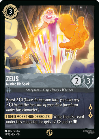 Zeus - Missing His Spark (18) [Promo Cards] - The Mythic Store | 24h Order Processing