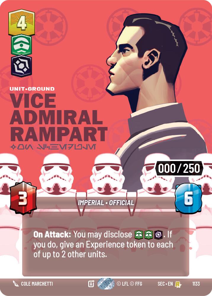 Vice Admiral Rampart - On Schedule (Serialized) (1133) (1133) [Secrets of Power] - The Mythic Store | 24h Order Processing