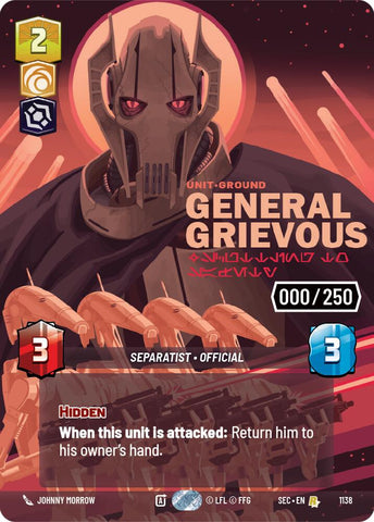 General Grievous - Scuttling to Safety (Serialized) (1138) (1138) [Secrets of Power] - The Mythic Store | 24h Order Processing