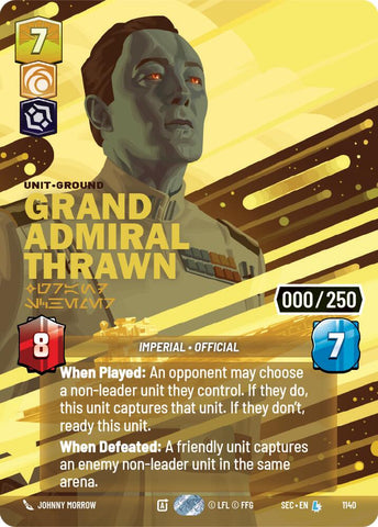 Grand Admiral Thrawn - Grand Schemer (Serialized) (1140) (1140) [Secrets of Power] - The Mythic Store | 24h Order Processing