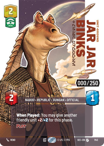 Jar Jar Binks - Mesa Propose (Serialized) (1143) (1143) [Secrets of Power] - The Mythic Store | 24h Order Processing