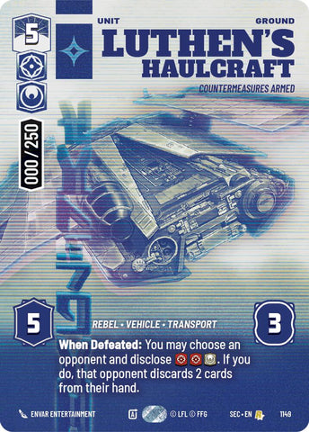Luthen's Haulcraft - Countermeasures Armed (Serialized) (1149) (1149) [Secrets of Power] - The Mythic Store | 24h Order Processing