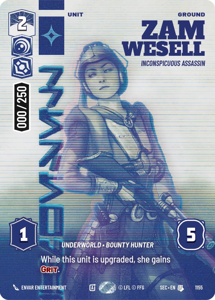 Zam Wesell - Inconspicuous Assassin (Serialized) (1155) (1155) [Secrets of Power] - The Mythic Store | 24h Order Processing