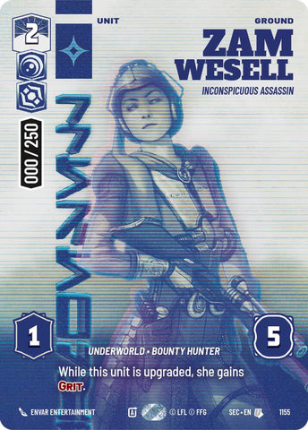 Zam Wesell - Inconspicuous Assassin (Serialized) (1155) (1155) [Secrets of Power] - The Mythic Store | 24h Order Processing
