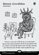 Demonic Consultation (Halo Foil) [Secret Lair Countdown Kit] - The Mythic Store | 24h Order Processing